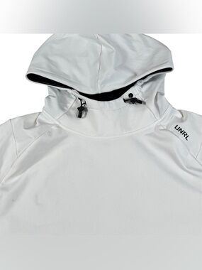 UNRL Pullover Hoodie Performance Casual Gym Workout Running White Men’s Large